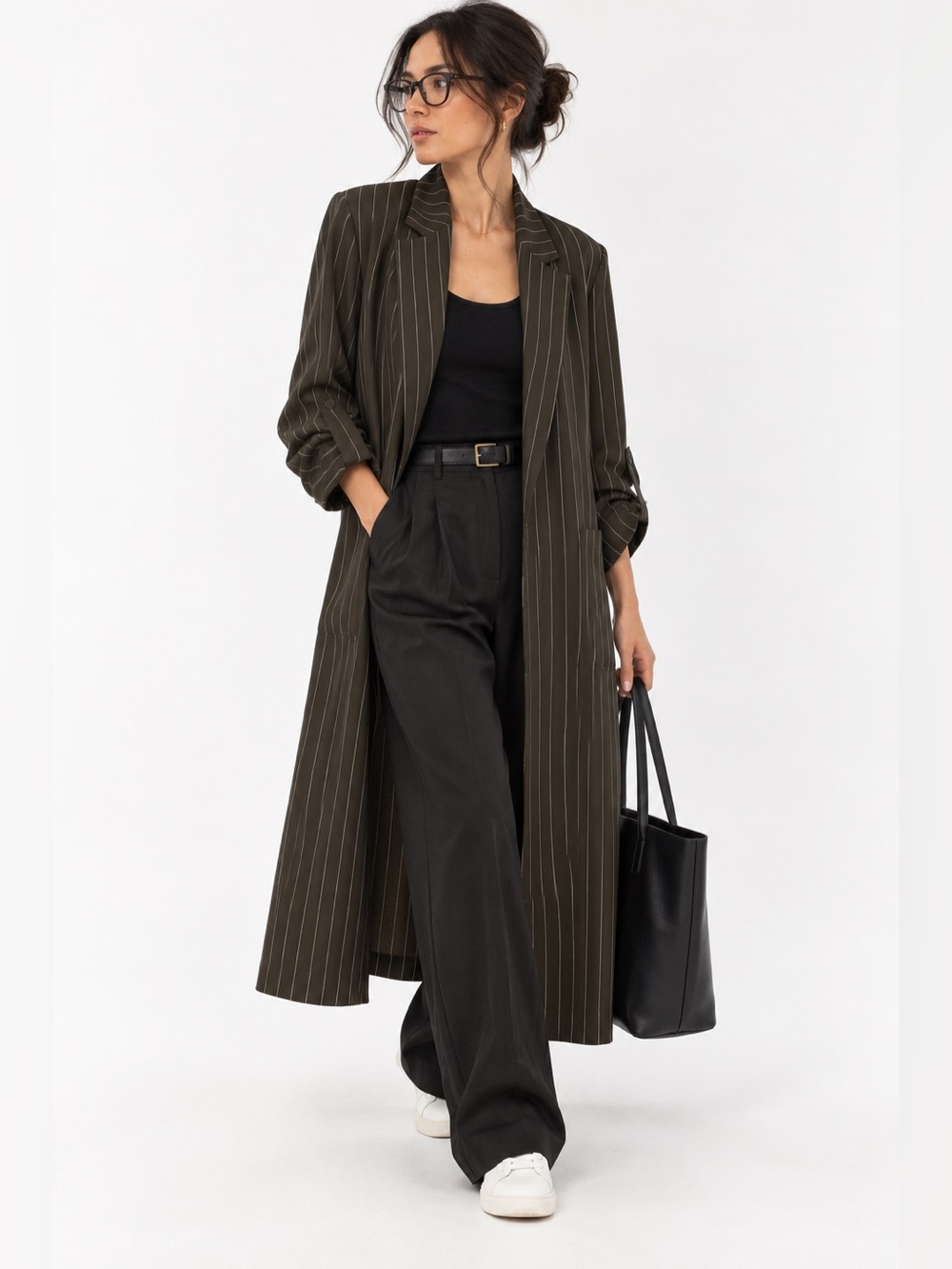 Babaton Kahlo Pinstripe Robe
